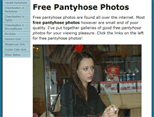 Tablet Screenshot of freepantyhosephotos.net